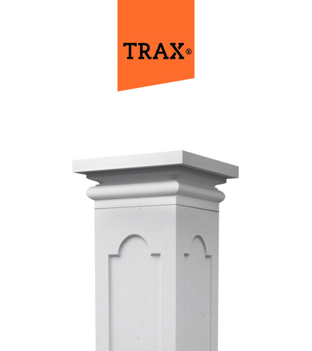 TRAX® - Systemteil / PF40-062-202-00 Betonpfosten