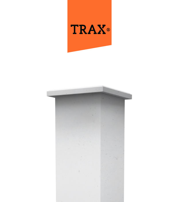 TRAX® - Systemteil / PF40-11004-00 Betonpfosten