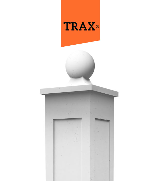 TRAX® - Systemteil / PF35-12422-20 Betonpfosten